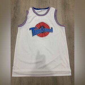 White Tune Squad Basketball Jersey